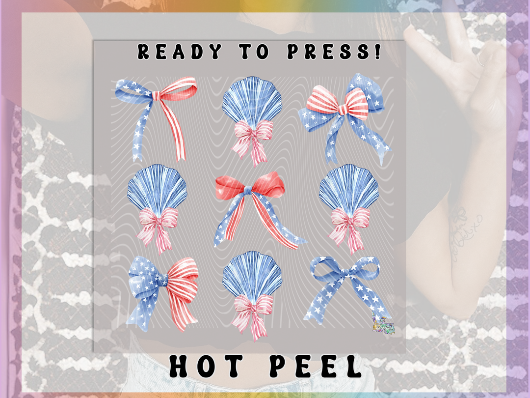 Patriotic Seashell Coquette