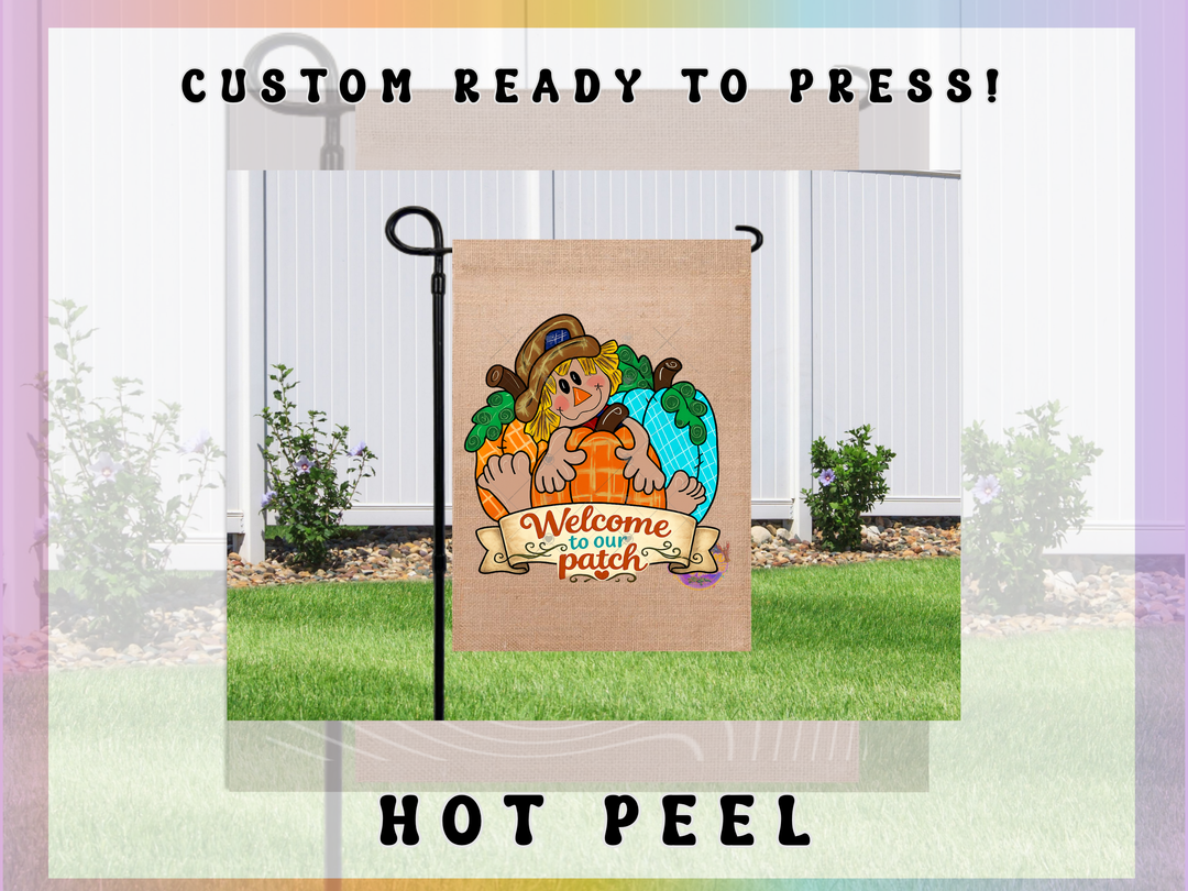 Welcome to our Patch Garden Flag