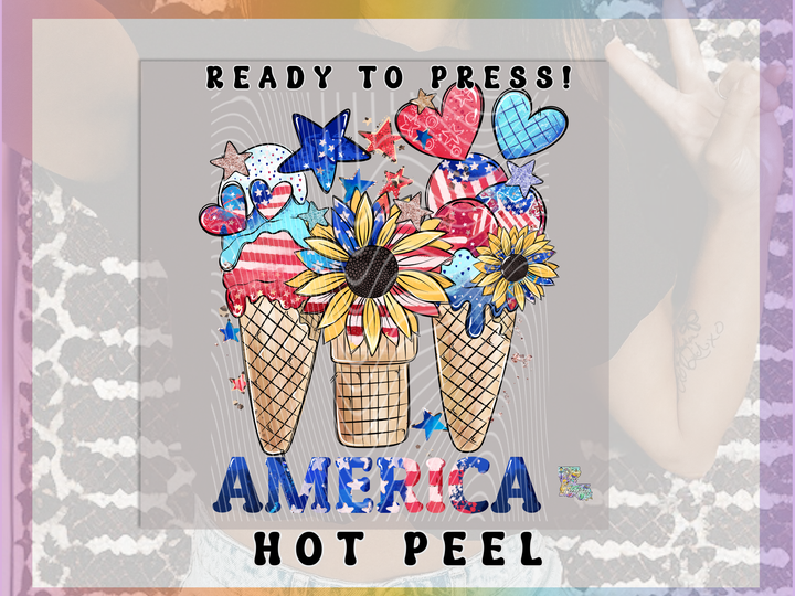 America Ice Cream Cone