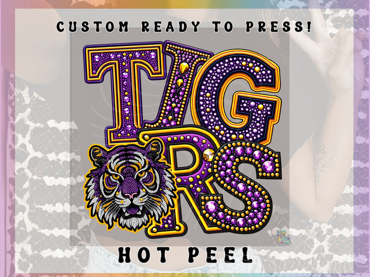 Gold & Purple Tigers