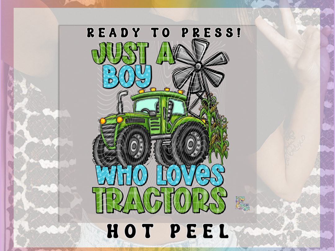 Just a Boy who Loves Tractors