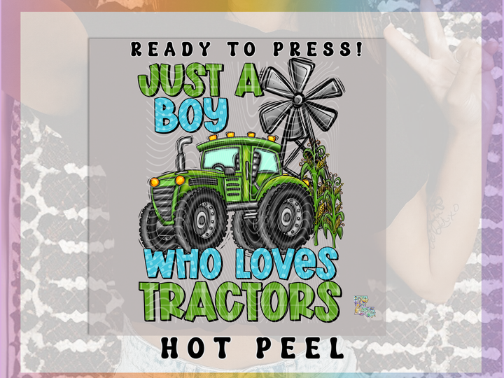 Just a Boy who Loves Tractors