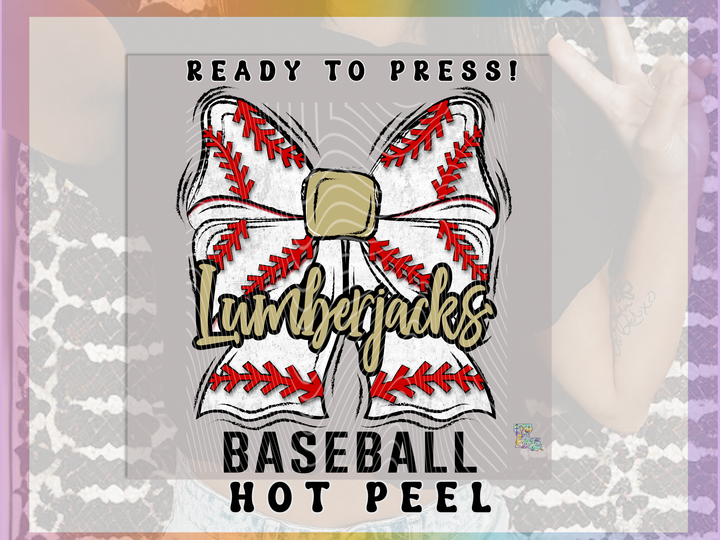 Lumberjacks Baseball Bow