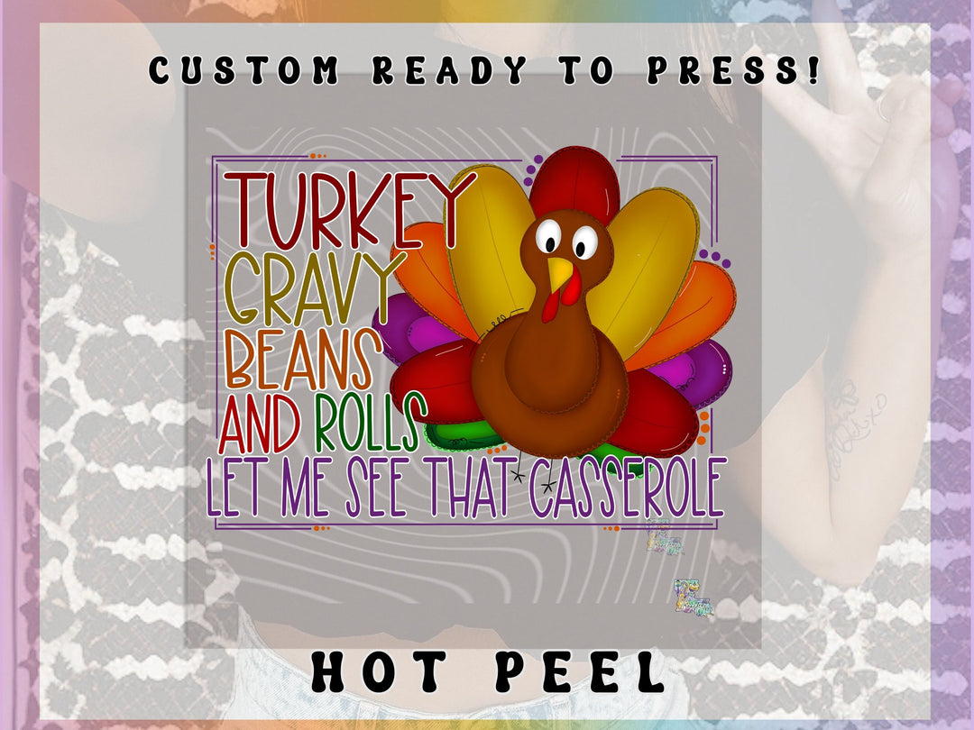 Turkey Gravy Beans & Rolls