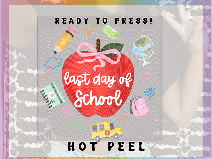 Last Day of School Apple