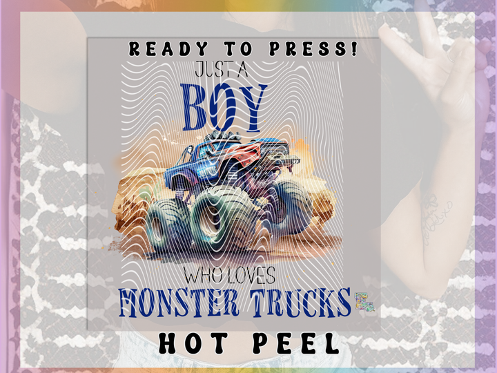 Just a Boy Who Loves Monster Trucks