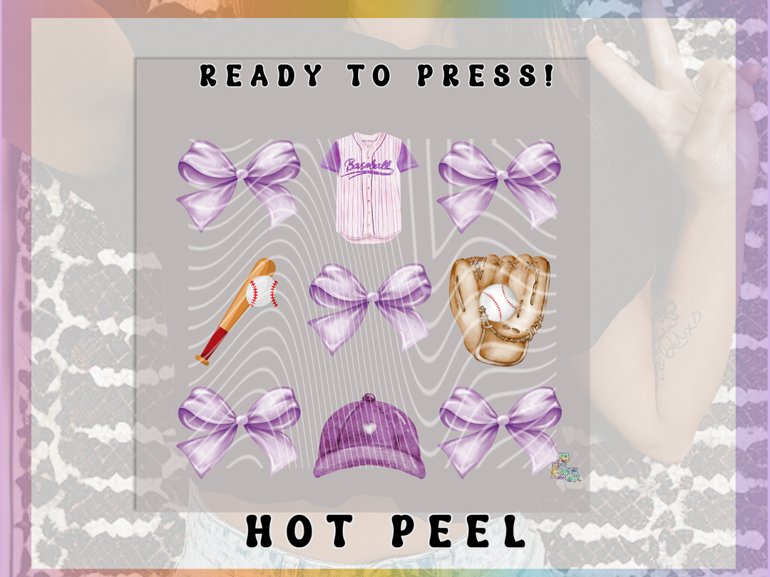 Baseball Purple Coquette