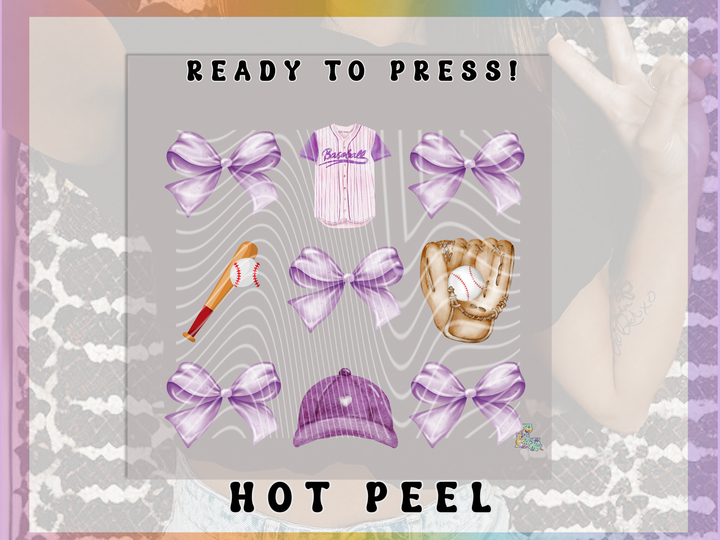 Baseball Purple Coquette