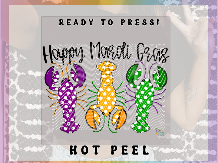 Happy Mardi Gras Crawfish