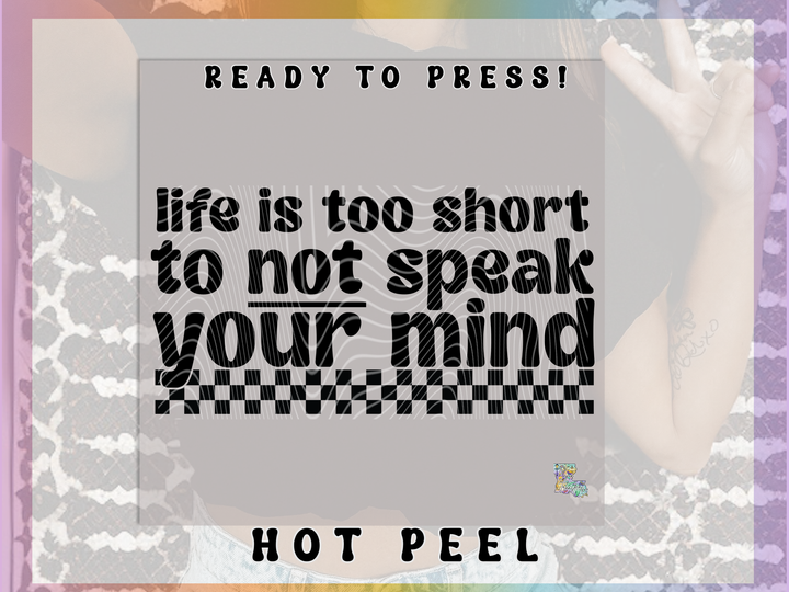 Life is too Short