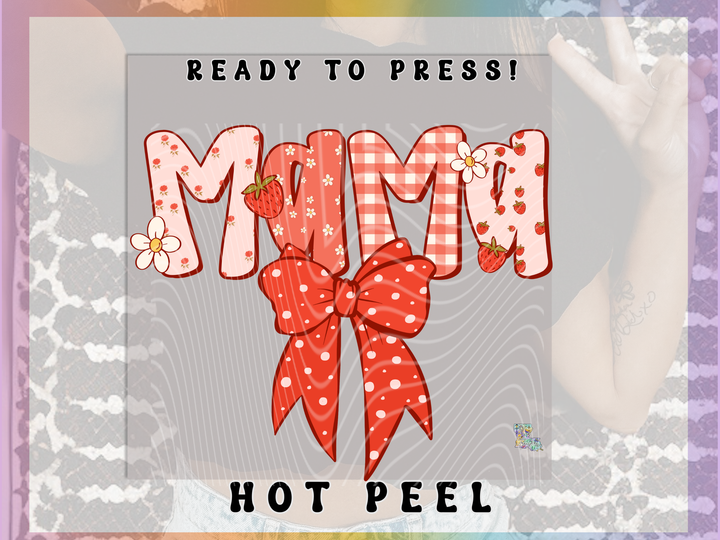 Mama Red Bow