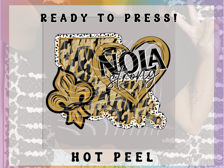 NOLA Strong With Dots