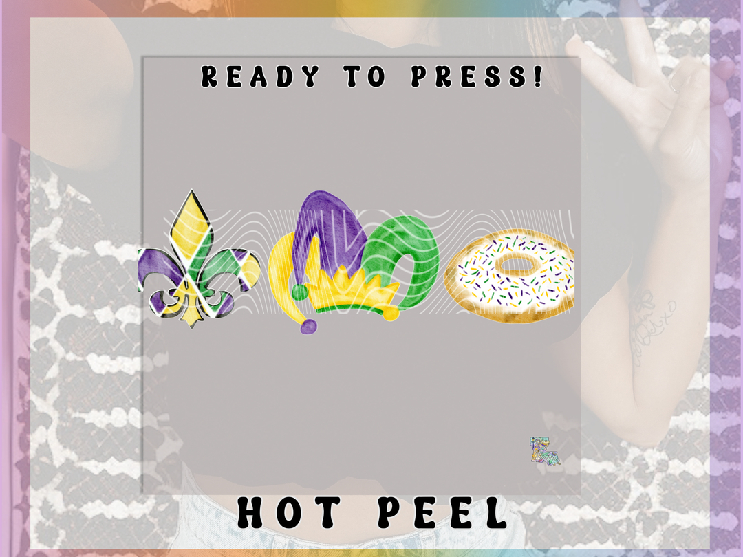 Watercolor Mardi Gras