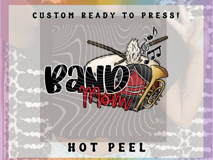 Band Mom - Red and Black FHS Bulldogs