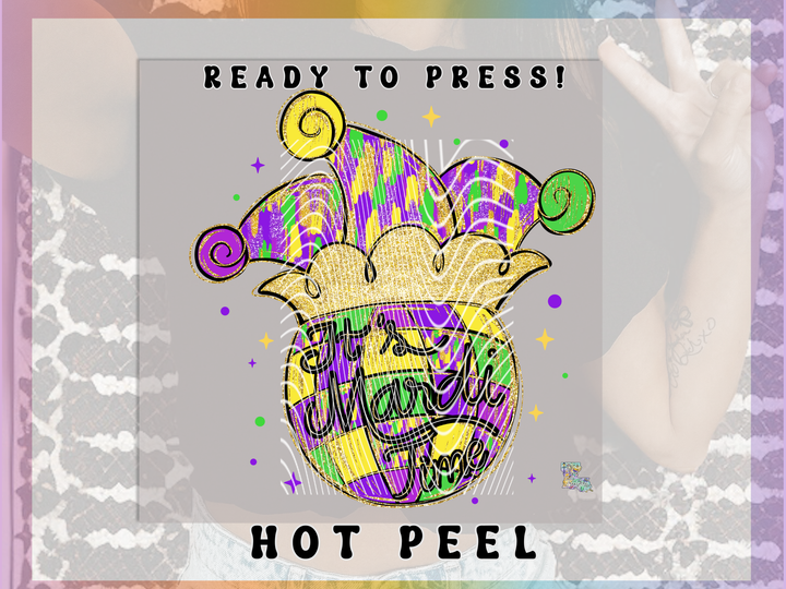 Joker Hat it's Mardi Gras Time