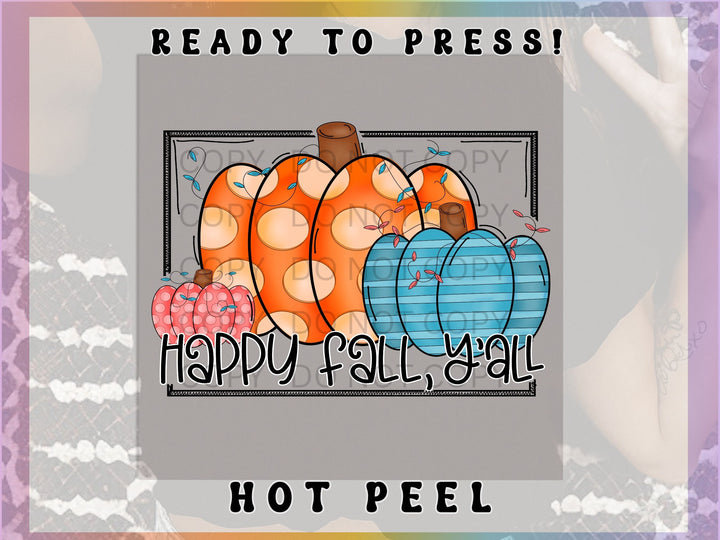 Hello Fall - Pumpkin Trio