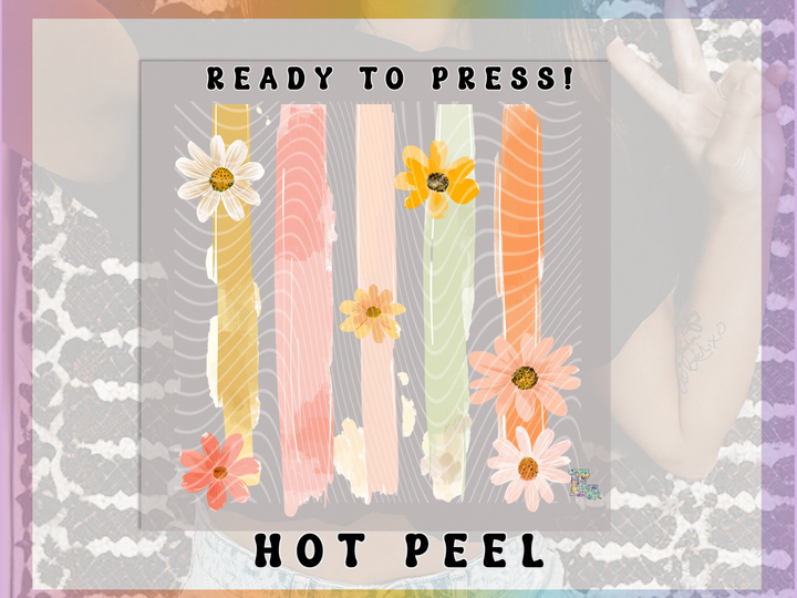 Brush Stroke Flowers