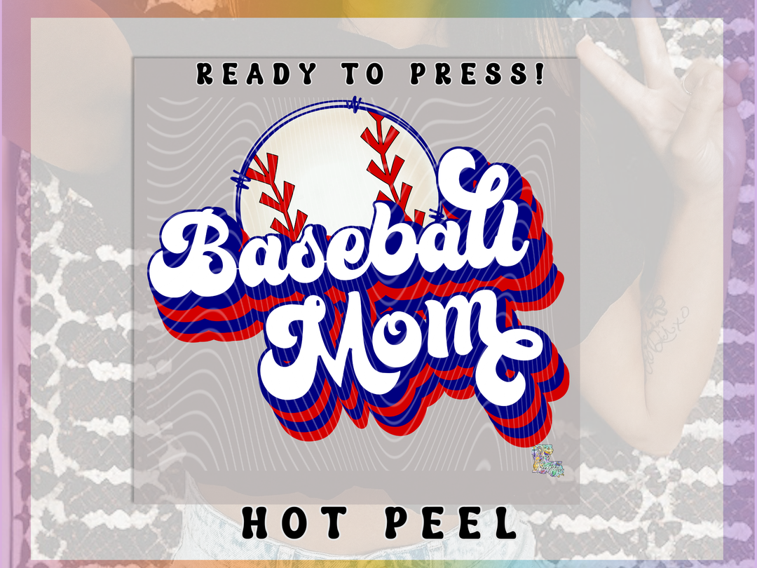 Retro Baseball Mom