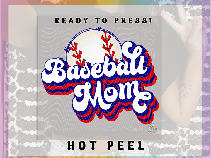 Retro Baseball Mom