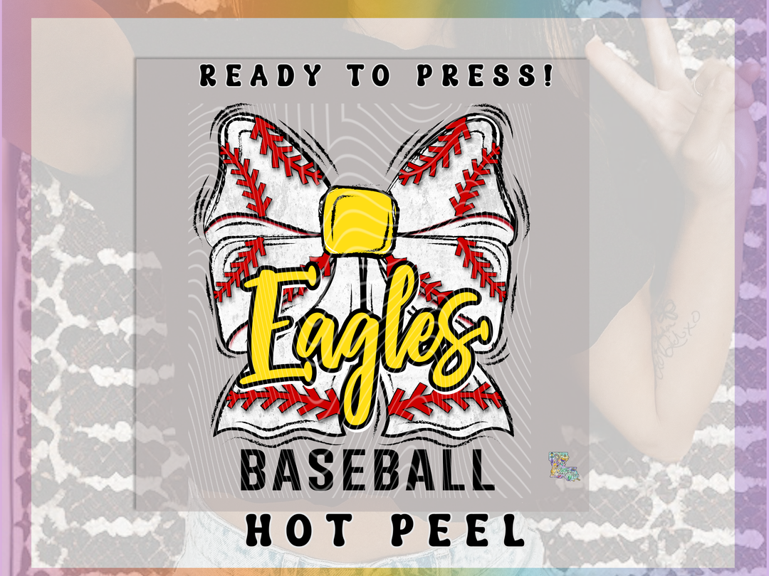 Eagles Baseball Bow