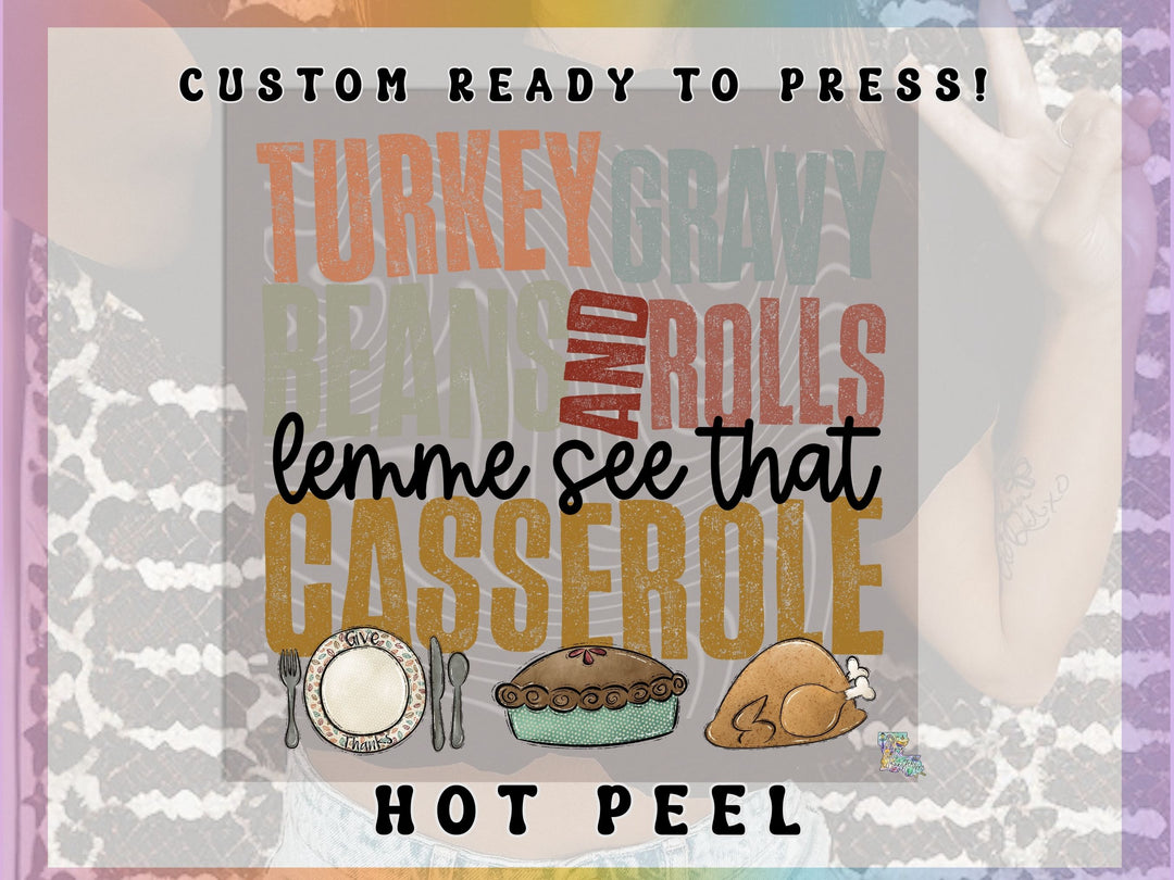 Turkey Gravy Beans & Rolls