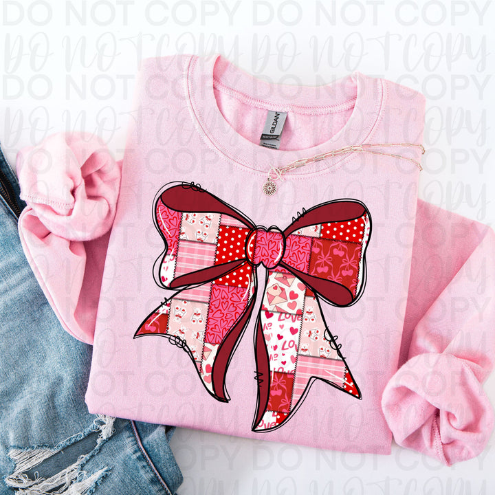 Patchwork Valentine's Bow