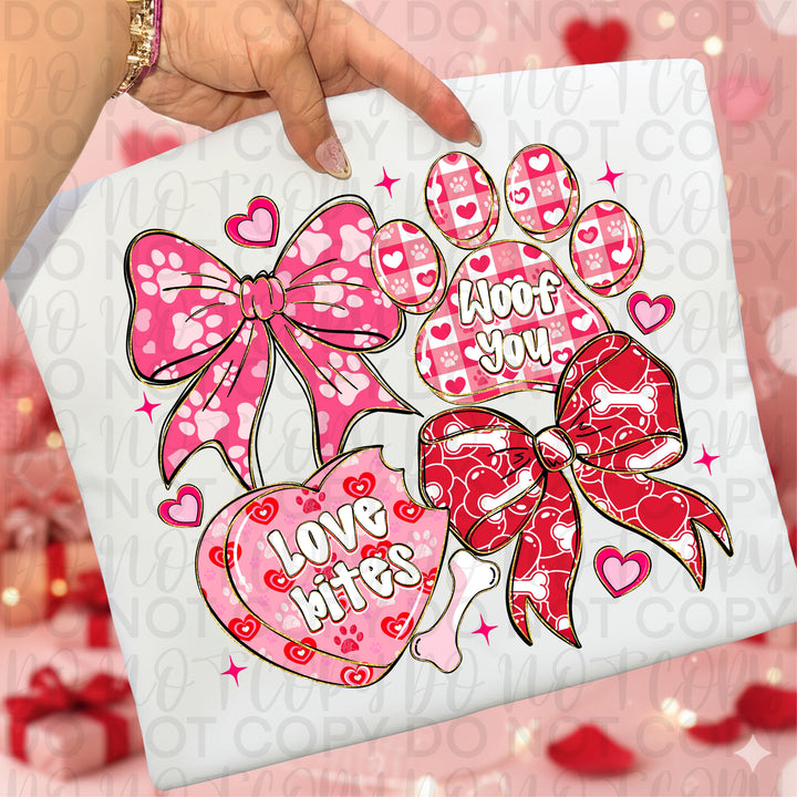 Dog Valentine Collage