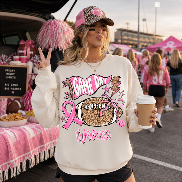 Pink Out Football Wolves