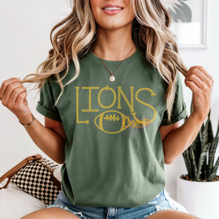 LIONS BLING SPANGLE PATCH