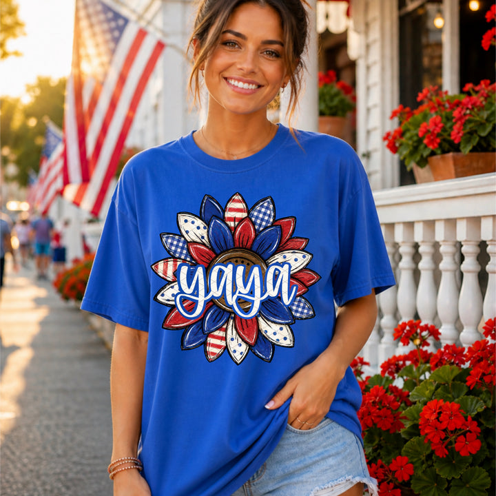 Patriotic Sunflower Yaya