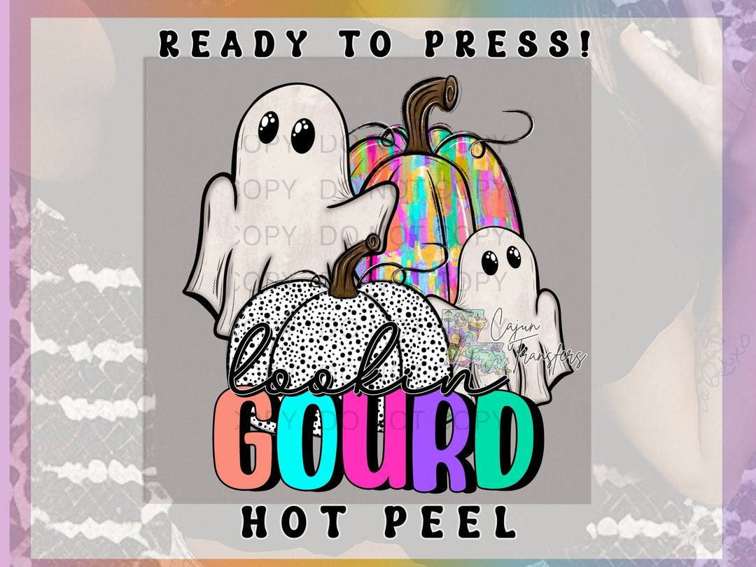 a picture of a group of ghost with the words gourd not peel