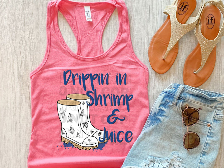 a pair of shorts, a tank top and a pair of sandals