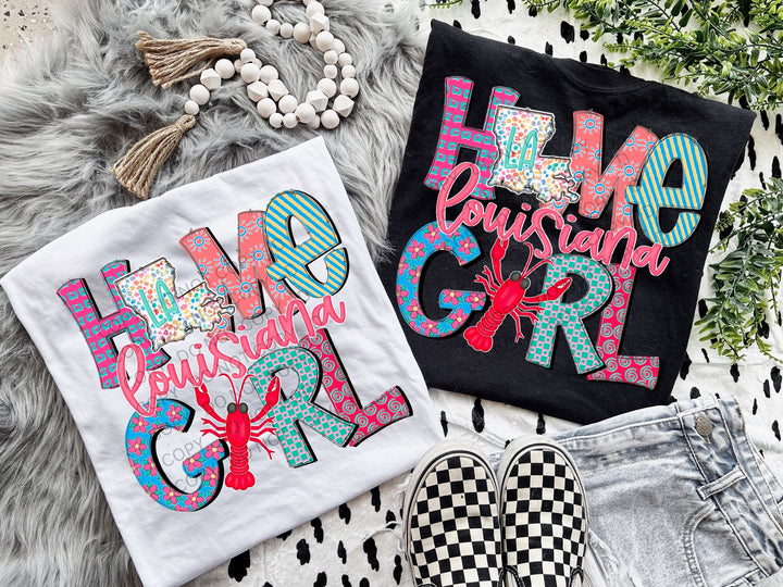 a pair of t - shirts that say happy birthday girl and happy birthday girl
