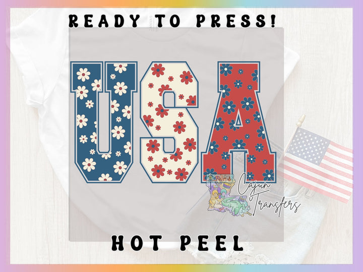 a t - shirt with the word usa on it