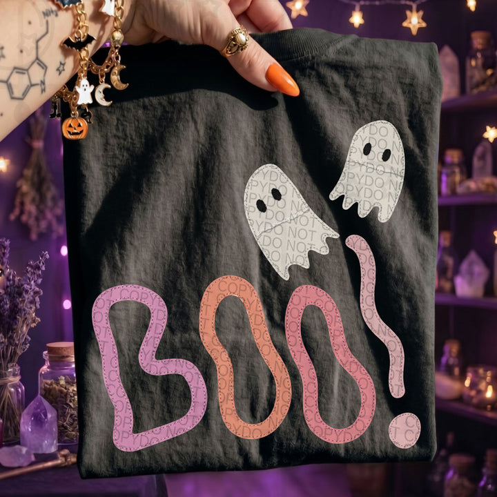 Boo Faux Embroidery