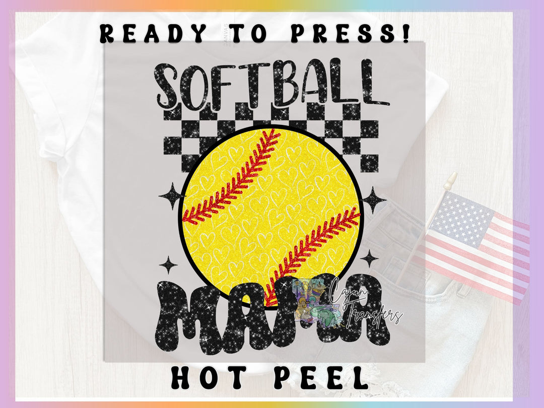 a softball saying ready to press softball hero hot peel