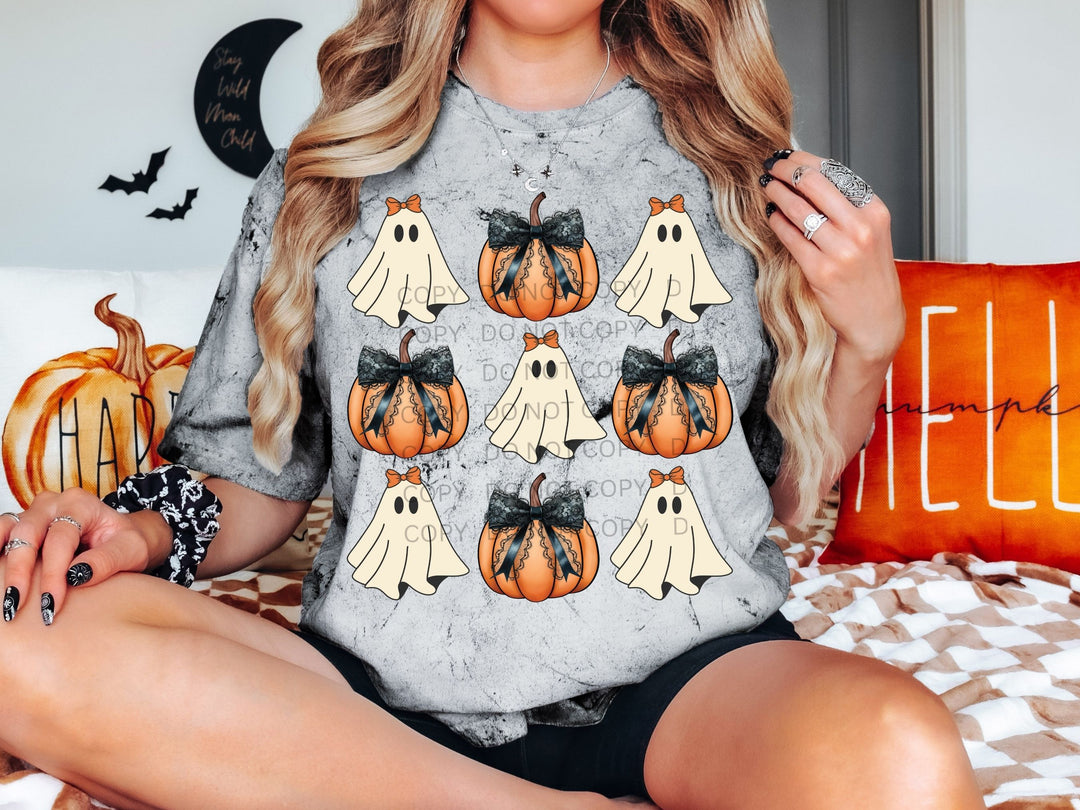 a woman sitting on a bed with her legs crossed