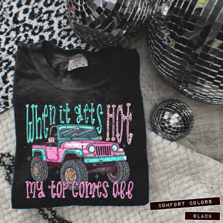 When it gets hot, My Top comes off