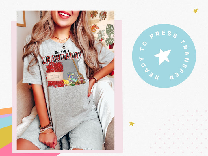 a woman sitting on a couch wearing a gray shirt