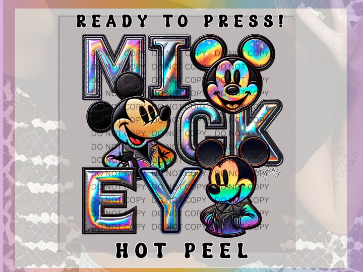 a picture of a mickey mouse and mickey mouse with the words, ready to press