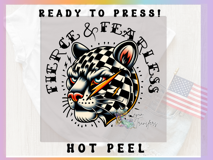 a t - shirt with the words ready to press and a picture of a tiger