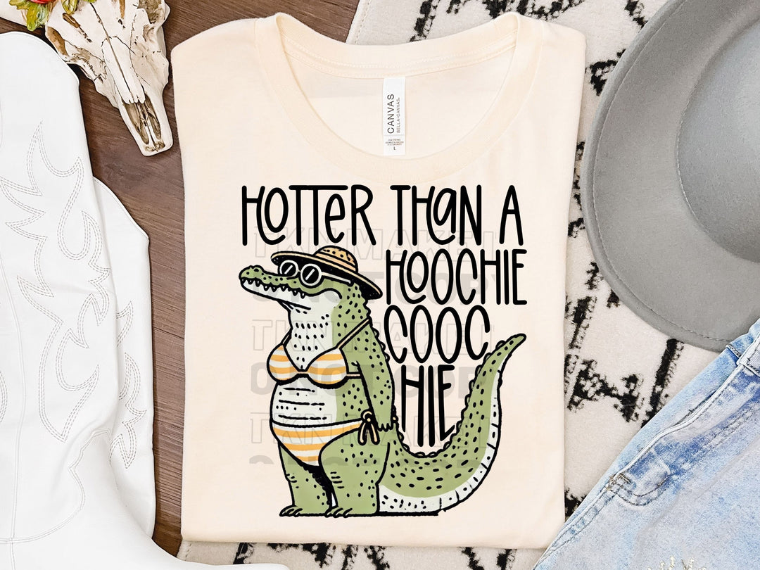 a t - shirt that says,'hooter than a hoochie
