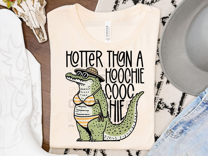 a t - shirt that says,'hooter than a hoochie