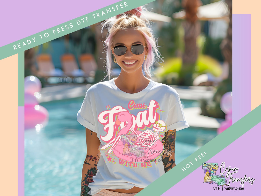 a woman with pink hair wearing a white shirt