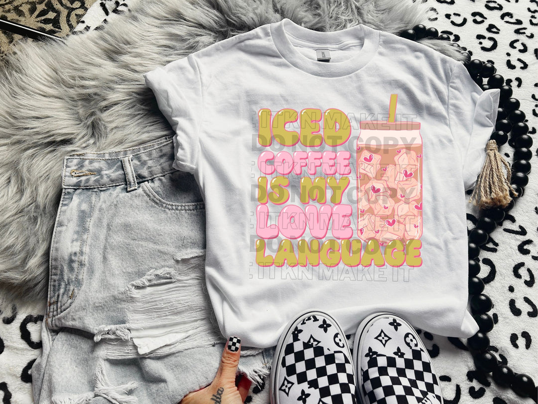 a t - shirt that says coffee is not a love language
