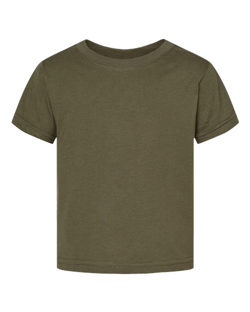 Rabbit Skin Toddler Tee- Military Green
