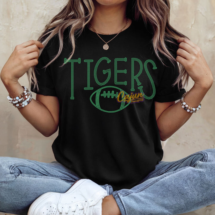 SHS TIGERS FOOTBALL SPANGLE PATCH
